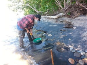 image gold cube at lake superior